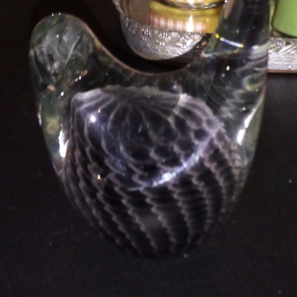 FM Konstglas/ Marcolin Swedish Fumato Glass Bird - Picture 5 of 5